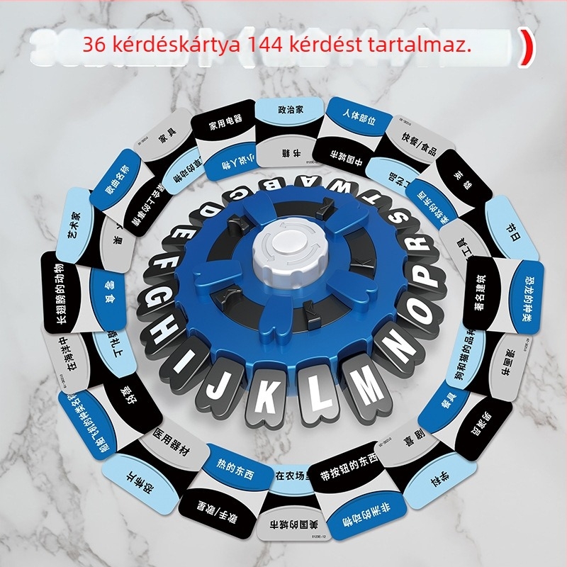ABC-társasjáték családi összejövetelekhez — oktató logikai puzzle, szülő-gyermek interakció