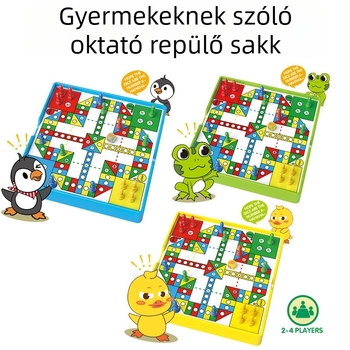 Repülő sakk gyerekeknek – két játékos asztali játék, oktató és családi interakció