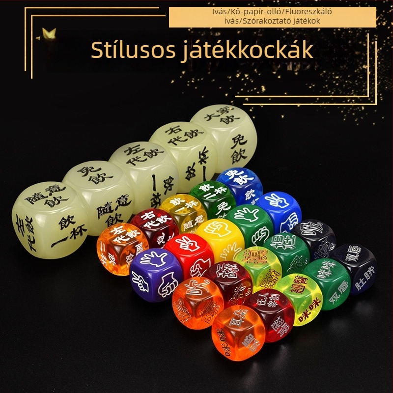 Royal Saint Dice — Kreatív, Színes Dobókockák Ivásos Játékokhoz, Szórakozáshoz, Bár és KTV Kellékek