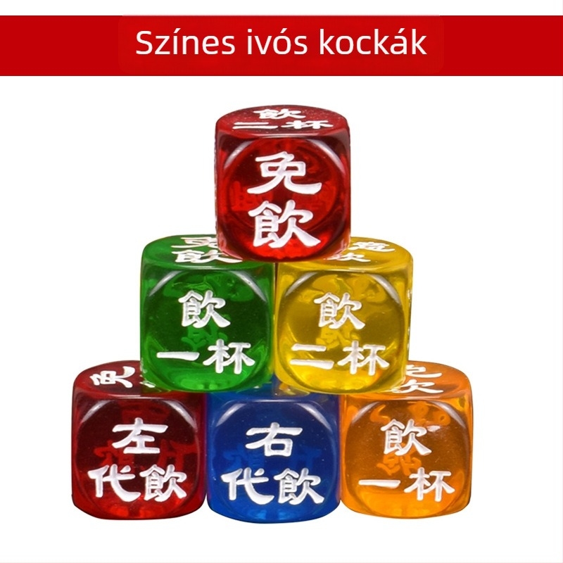 Royal Saint Dice — Kreatív, Színes Dobókockák Ivásos Játékokhoz, Szórakozáshoz, Bár és KTV Kellékek