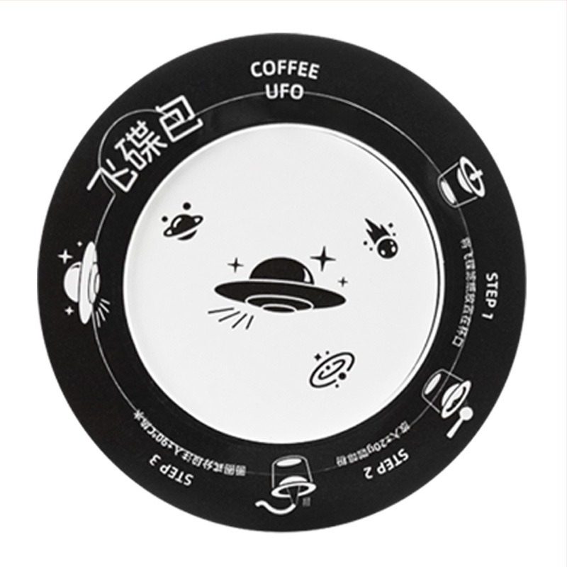 UFO-stílusú kávéfilter papír felakasztható füllel pour-overhez