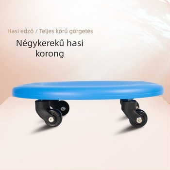 Hasizom-csúszó deszka négy kerékkel – otthoni edzéshez