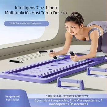 Multifunkcionális hasizom-edző tábla otthoni edzésekhez, fekvőtámasz deszka, hordozható