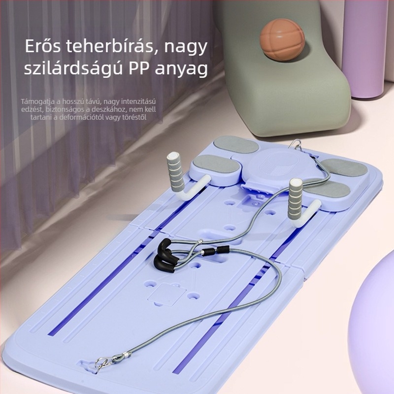 Összecsukható hasizom-edző deszka otthoni edzéshez, többfunkciós a hasizmok formálására és a hatos csomag kialakítására