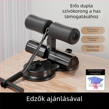 Otthoni használatra felülés segítő készülék, szívókorongos alapú rögzített fitnesz eszköz, hasizom-edzés
