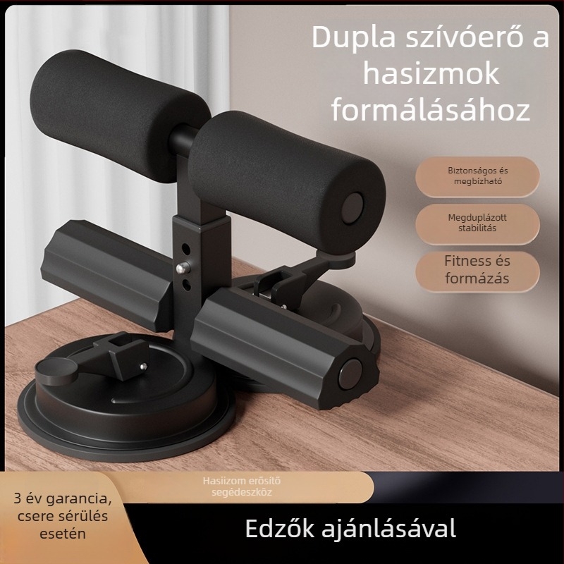Otthoni használatra felülés segítő készülék, szívókorongos alapú rögzített fitnesz eszköz, hasizom-edzés