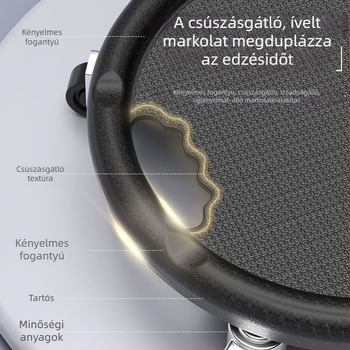 Négykerekes csendes hasizom-edző és csúszó korong