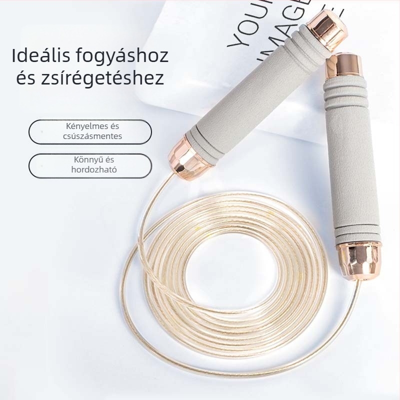 Acéldrót ugrókötél – súlyozott edzés, férfiak és nők számára, diákoknak