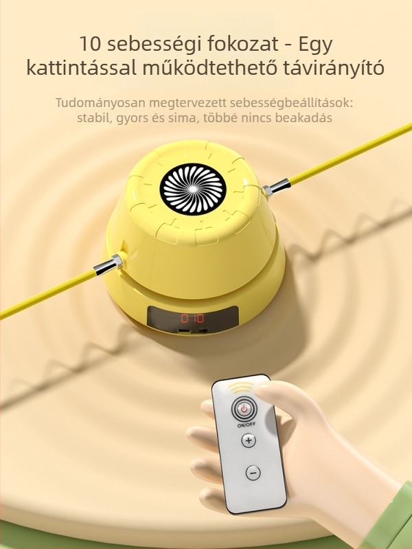 Intelligens vezeték nélküli ugrókötél automatikus elektronikus számlolóval és távirányítóval felnőtteknek és gyerekeknek