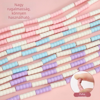Új gyerekeknek szánt bambusz ugrókötél, állítható hosszúságú, kezdőknek és edzéshez