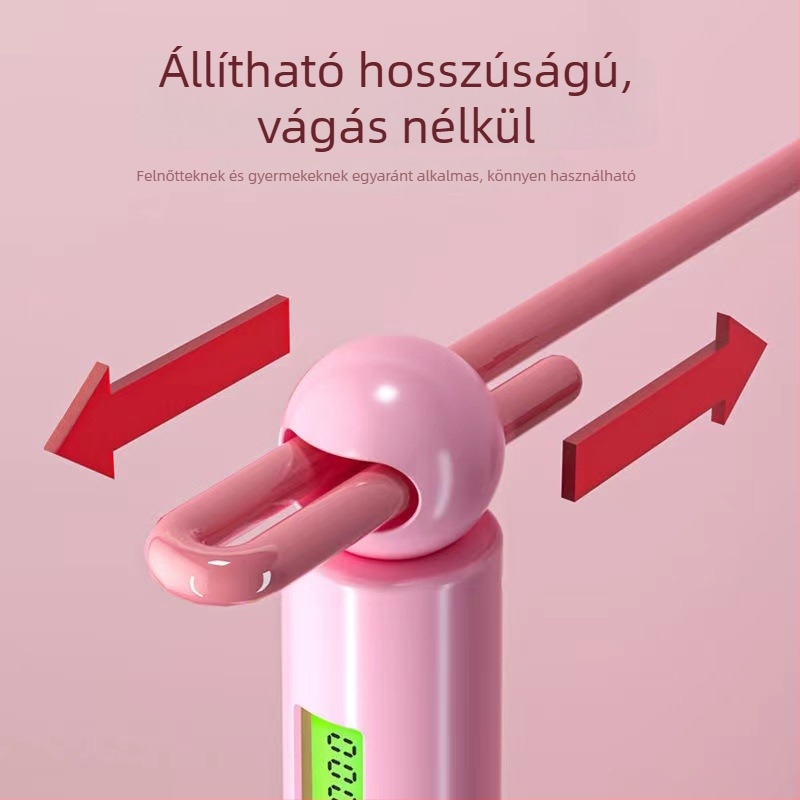Elektronikus ugrálókötél gyerekeknek intelligens számlálóval, kivehető, zsírégetésre tervezve