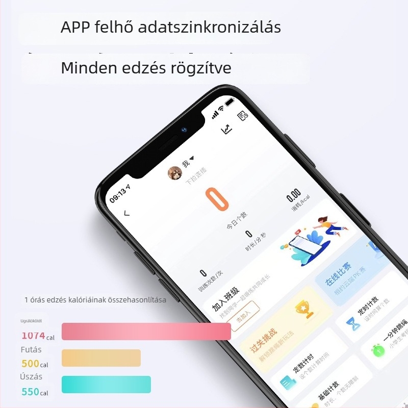 Vezeték nélküli ugrókötél számolóval és Bluetooth-tal, gyerekeknek és általános iskolásoknak, sportfelszerelés