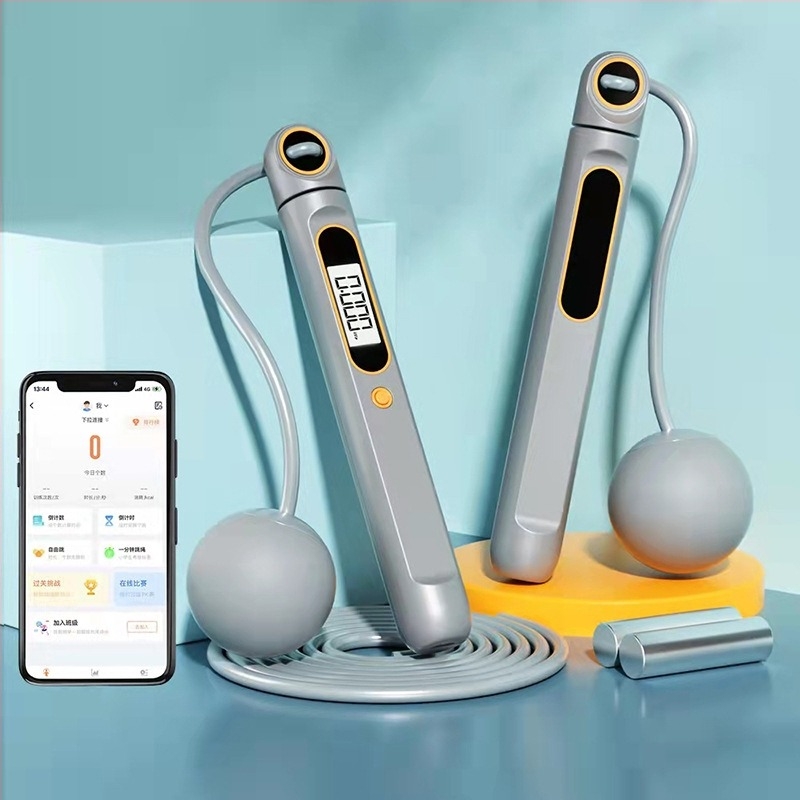 Vezeték nélküli ugrókötél számolóval és Bluetooth-tal, gyerekeknek és általános iskolásoknak, sportfelszerelés