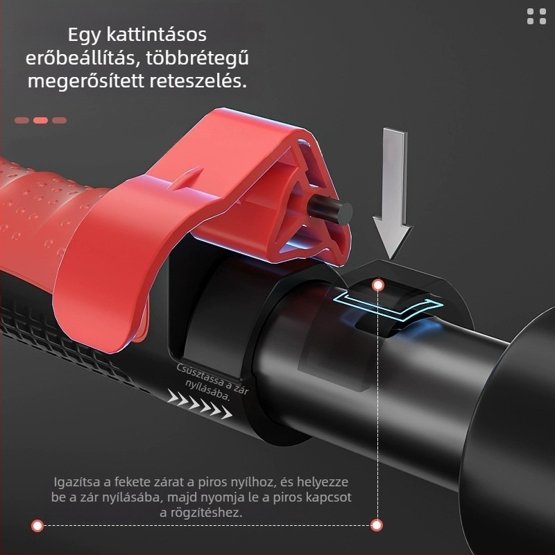 Kéz- és karerő-edző rúd otthoni használatra, állítható 20–70 kg