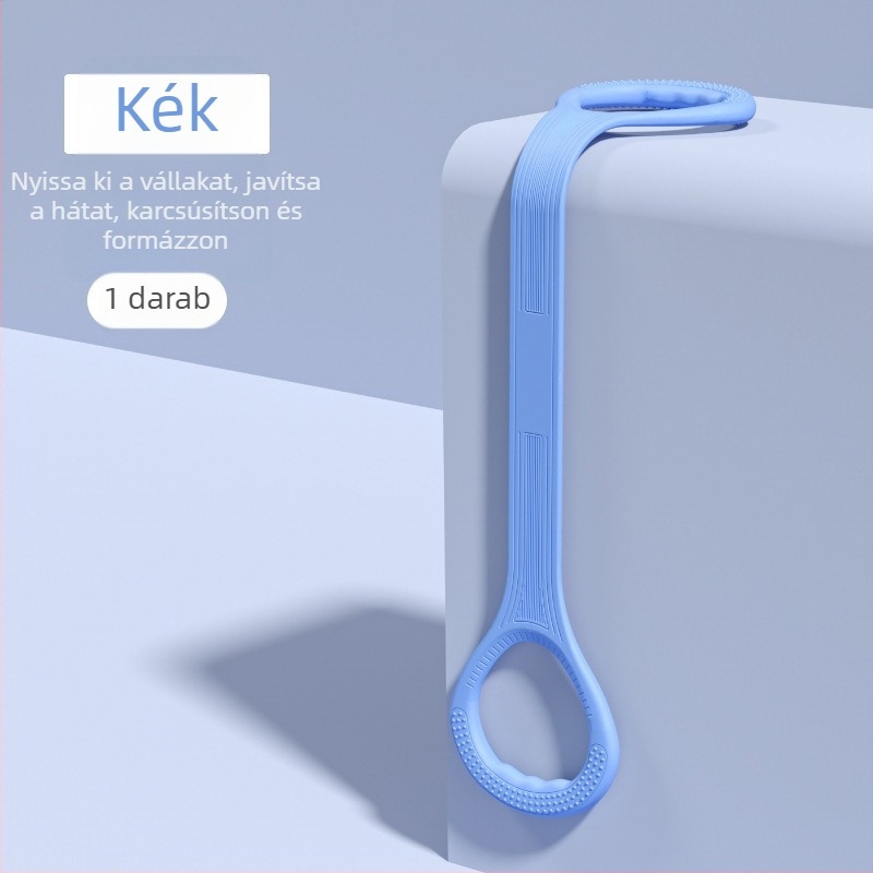 Szilikonból készült nyolcas alakú ellenálláserősítő zsinór jógahoz, vállnyitás és hátnyújtás