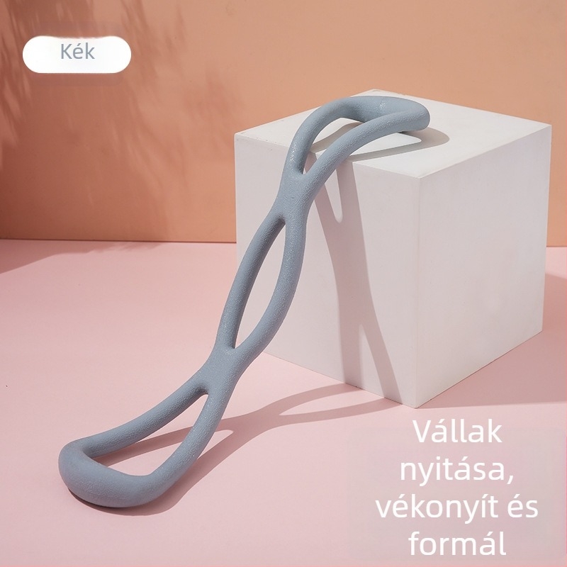 Nyolcas alakú ellenálláshúzó kötél váll- és hátedzéshez, nyújtáshoz és jóga felszerelés