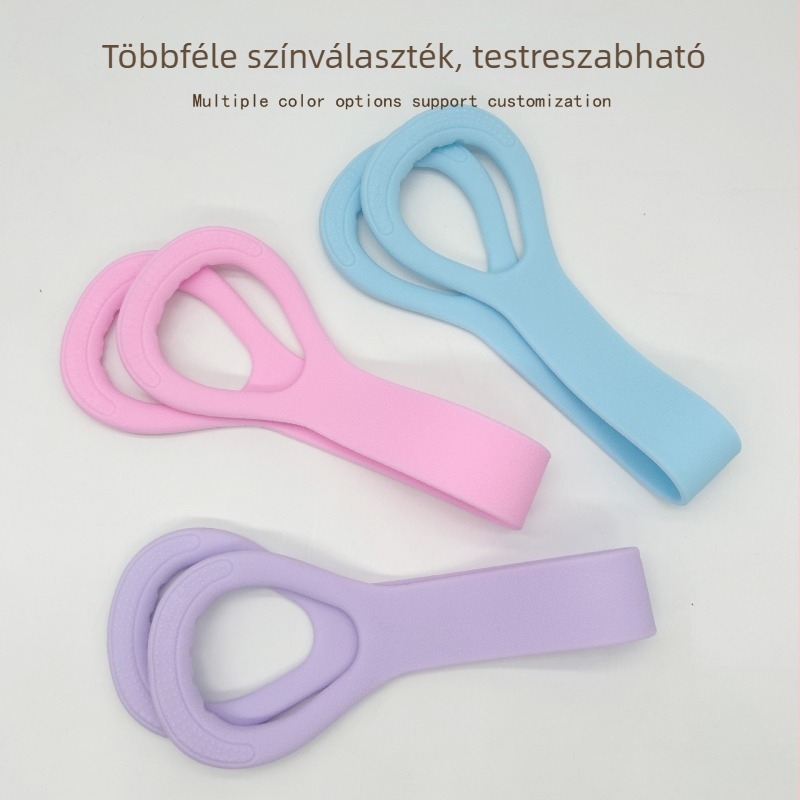 8 alakú ellenállás szalag hát nyújtásához, otthoni fitnesz eszköz, vállnyitás, jóga elasztikus kötél