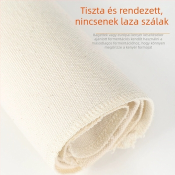 Tésztafermentációs matrac 100% pamutvászonból, bagettek és európai stílusú kenyérhez