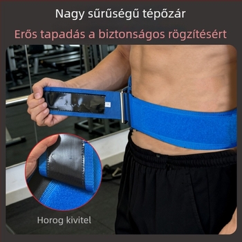 Súlyemelő derékvédő öv – deréktámasz guggoláshoz, felhúzáshoz és fekvenyomáshoz, férfiaknak és nőknek