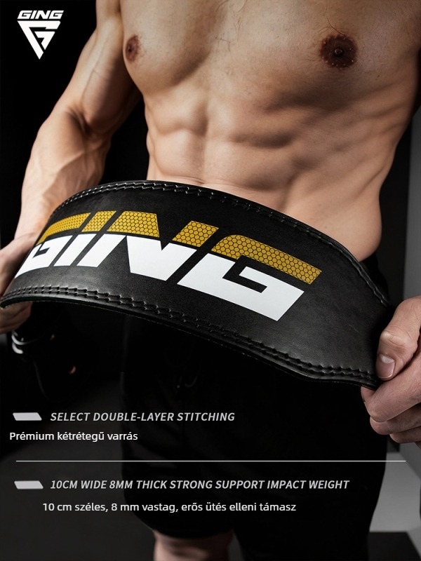 Fitnesz öv guggoláshoz és felhúzáshoz, deréktámasz férfiaknak, professzionális súlyemelő felszerelés, edzésvédő felszerelés, powerlifting deréköv