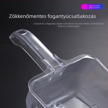 Jégkanál akril és PC műanyagból, megvastított és ütésálló, jégkészítő gépekhez, nagy méret, liszt és rizs merítésére