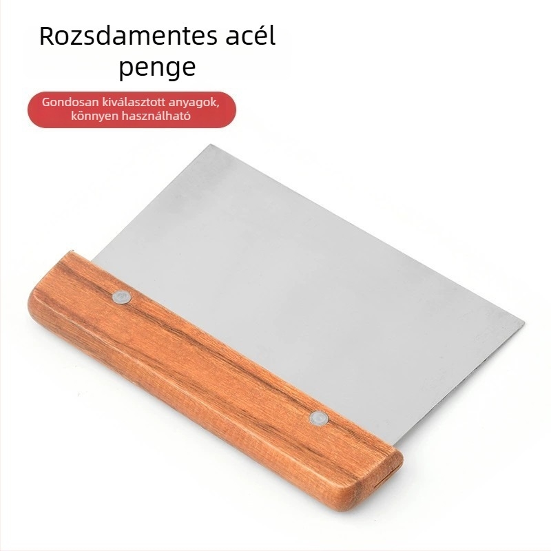 Rozsdamentes acélból készült tészta- és nudli vágó; rizs tekercs kaparó; palacsinta kaparó