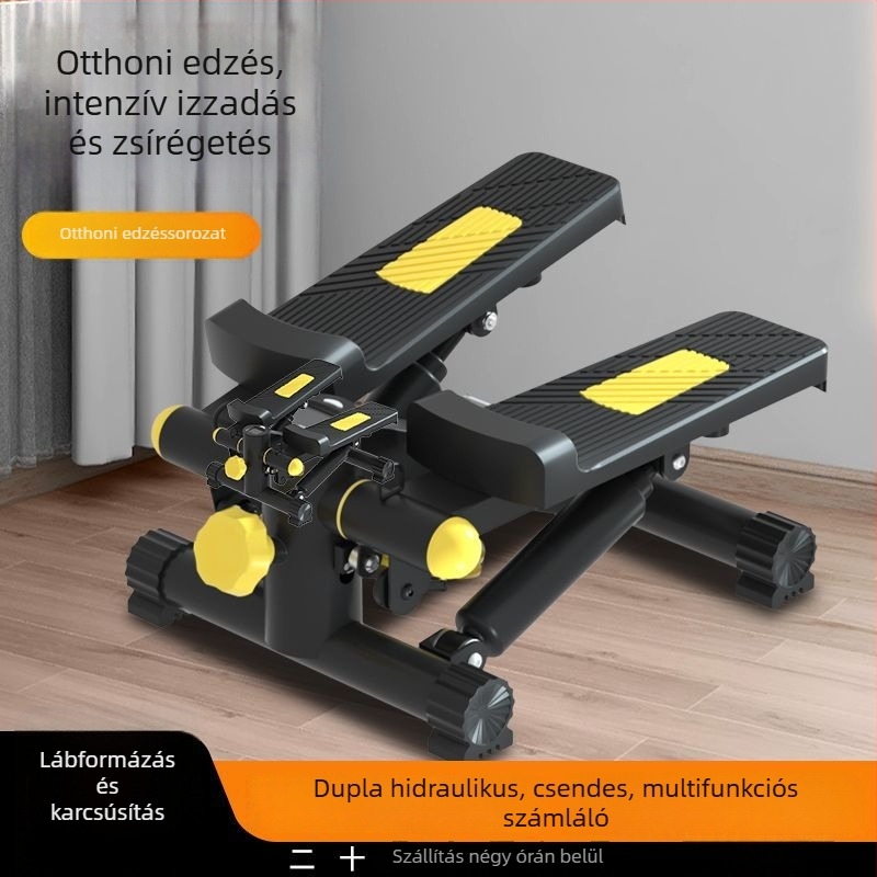 Otthoni használatra szánt mini fitness lépő – többfunkciós, csendes, helyben pedálozó edzőgép a fogyáshoz
