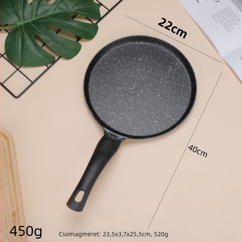 Nem tapadó, kétfunkciós serpenyő tojások sütésére és pirítására, grill- és palacsinta zónákkal