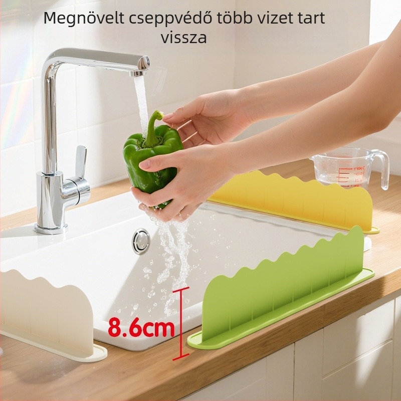 Konyhai szilikon védőfal a mosogatóhoz és a munkalaphoz fröccsenés ellen