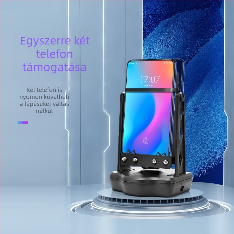 Telefonhoz pedométer, újratölthető, automatikus lengés a lépések növelésére, biztonságos edzés