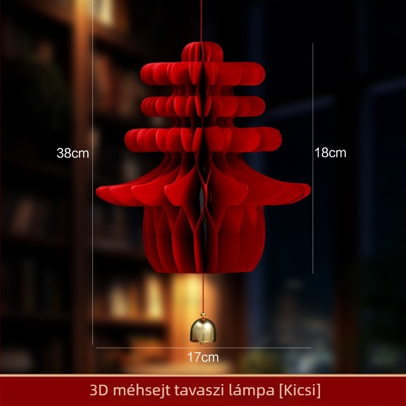 2026 a ló éve: 3D méhsejt gömb lámpás ajtó és fal dekoráció