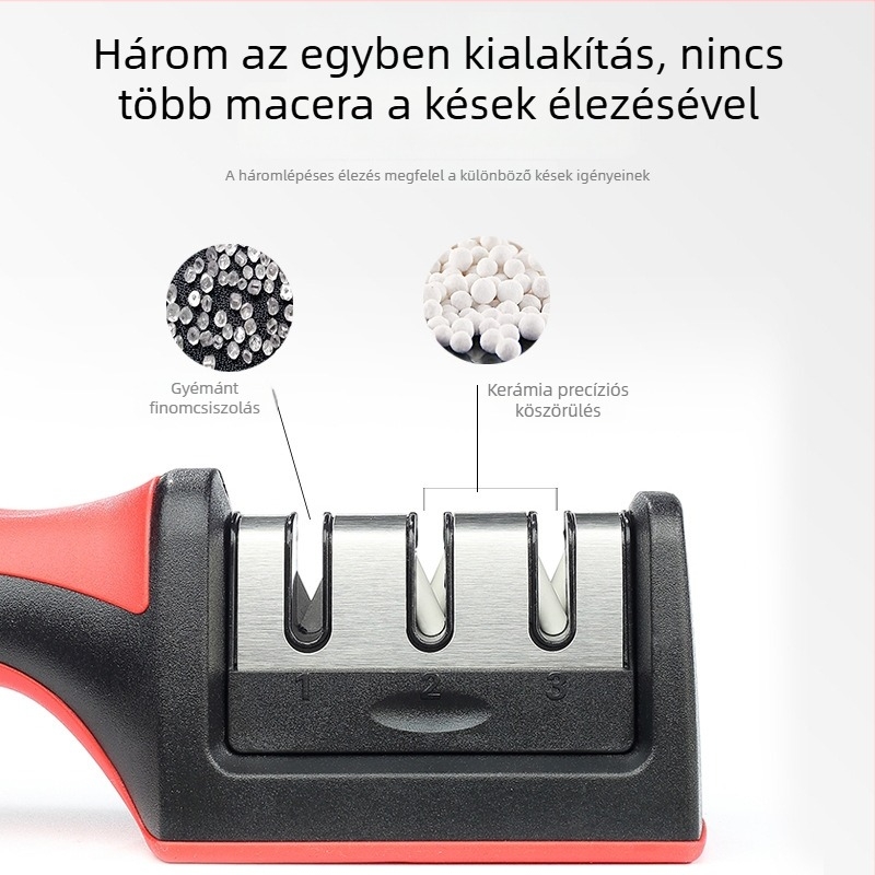 Háztartási késélező és élező kő – multifunkcionális konyhai eszköz
