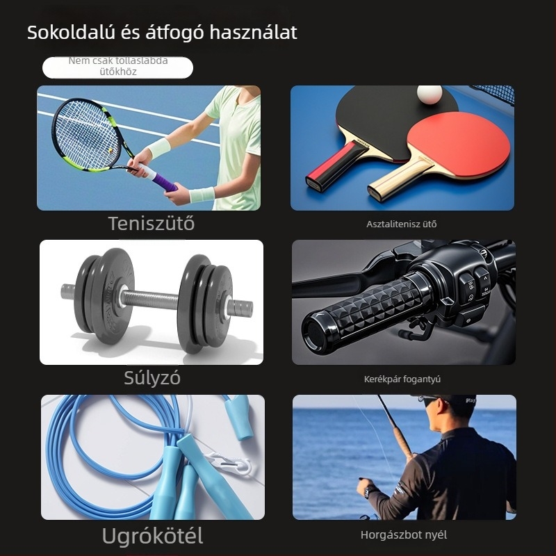 Univerzális markolatvédő kerékpárokhoz, kopásálló, izzadságfelszívó és csúszásmentes, mountain bike, fixie és elektromos kerékpárhoz