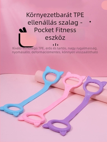 Nyolcas alakú feszítő eszköz vállak nyitására és hát formázására, otthoni edzéshez elasztikus szalag, jóga és nyújtás nőknek