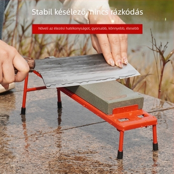 Otthoni használatra tervezett vastagított élező kő tartó – állítható, csúszásmentes rögzítő keret a kő számára