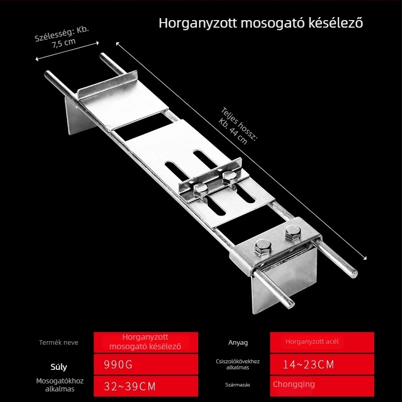 Állítható rozsdamentes acél konyhai késélező tartó, rögzített szögű tartó, új modell háztartási használatra