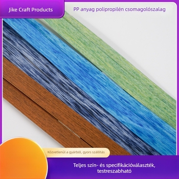 PP szövött csomagoló heveder színes szegéllyel