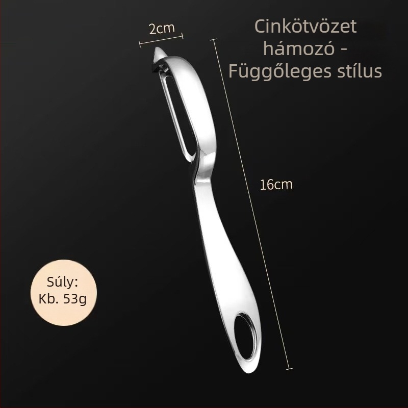 Többfunkciós konyhai hámozó krumplihoz, almához és dinnyéhez – éles