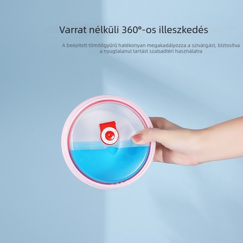 Összecsukható PP ebédtál és doboz, mikróbarát, hordozható kültéri ételtároló 800–1000 ml