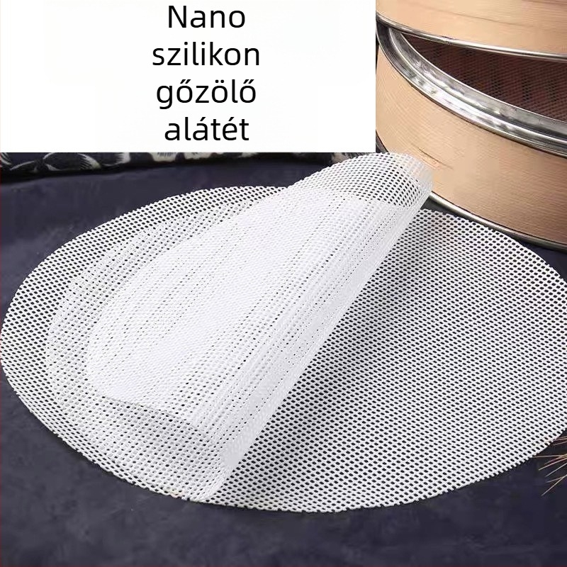 Nano szilikon gőzölő matrac, kerek, tapadásmentes, hőálló