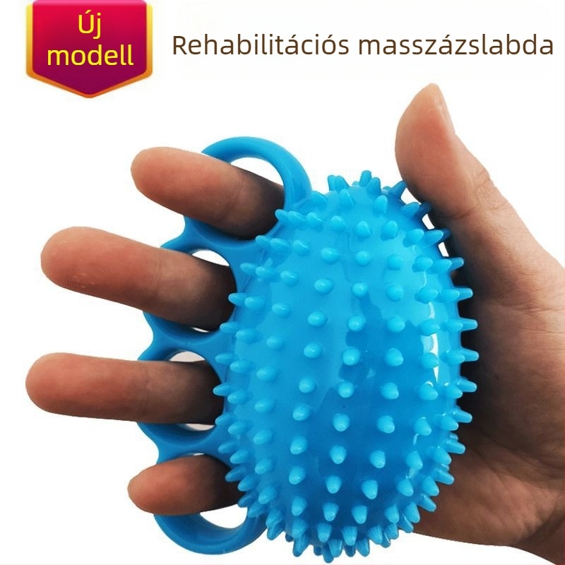 Kézszorító erőgolyó rehabilitációhoz és masszázshoz, ujjak erőnléti edzéséhez otthon