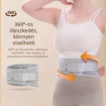 Edzéshez deréktámaszöv öv, uniszex, légáteresztő, könnyű és vékony, minden évszakra
