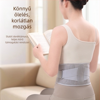 Edzéshez deréktámaszöv öv, uniszex, légáteresztő, könnyű és vékony, minden évszakra