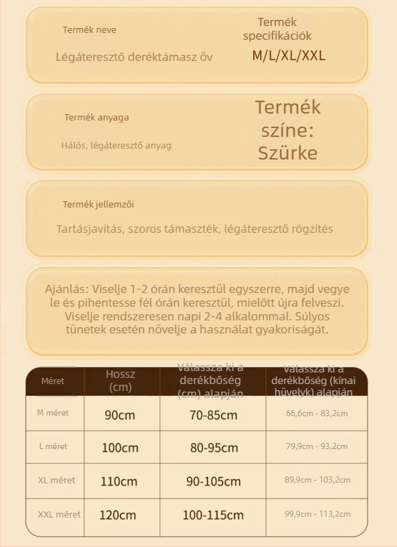 Edzéshez deréktámaszöv öv, uniszex, légáteresztő, könnyű és vékony, minden évszakra