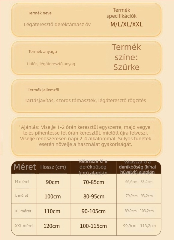 Edzéshez deréktámaszöv öv, uniszex, légáteresztő, könnyű és vékony, minden évszakra