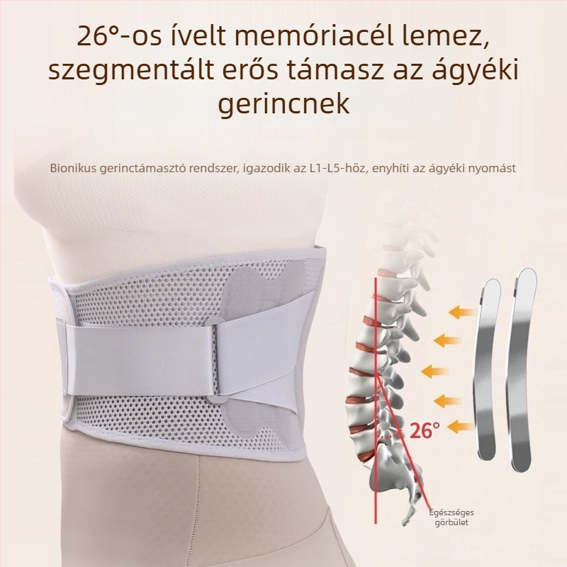 Edzéshez deréktámaszöv öv, uniszex, légáteresztő, könnyű és vékony, minden évszakra