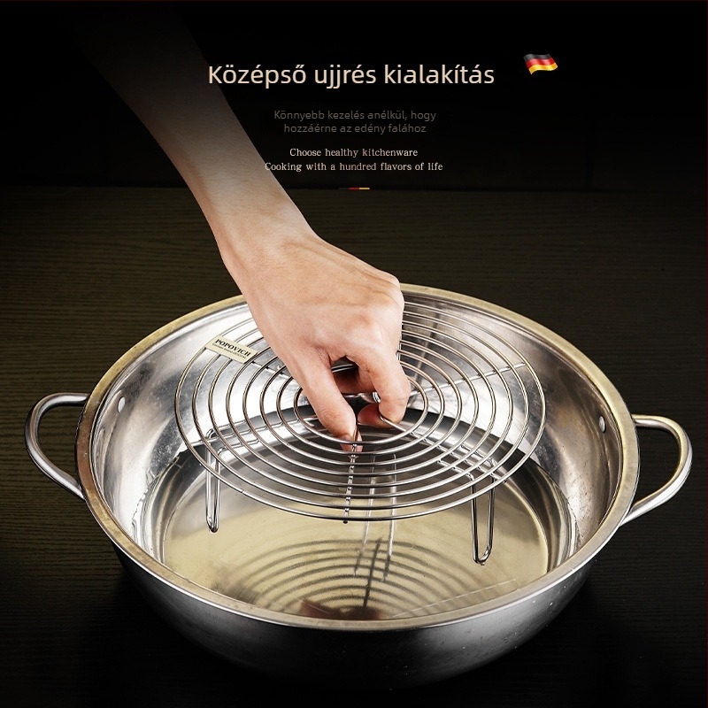 316 rozsdamentes acél gőzölő polc bain-marie funkcióval, 304 élelmiszer-minőségű, többfunkciós konyhai gőzölő állvány otthoni használatra