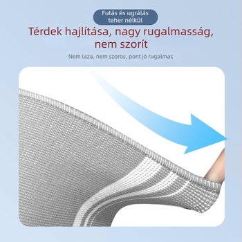 Protektáló készlet térd-, tenyér-, könyök- és bokavédőkkel – kosárlabda, kerékpározás és guggolás számára; elasztikus kötött anyag