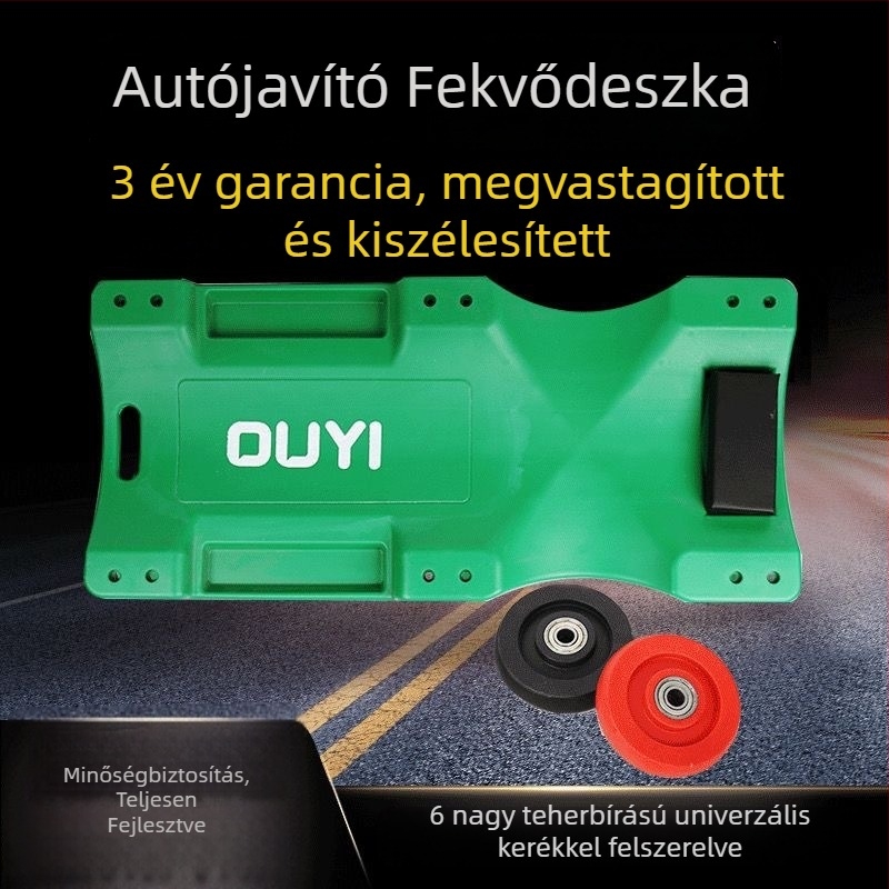 Autókarbantartási creeper tábla, 36/40 hüvelyk, univerzális kerekek
