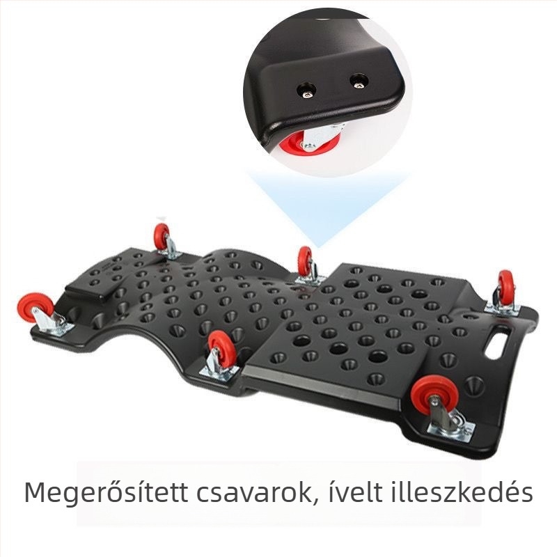 Autókarbantartási creeper tábla, 36/40 hüvelyk, univerzális kerekek
